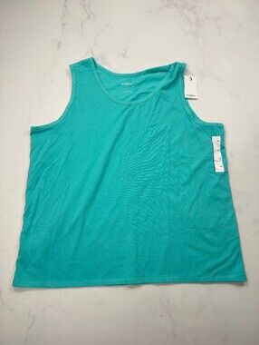 Goodfellow & Co Tank Top Turquoise 2010s Minimalist - Mens XXL